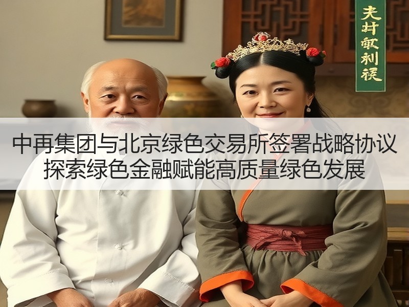 中再集团与北京绿色交易所签署战略协议 探索绿色金融赋能高质量绿色发展
