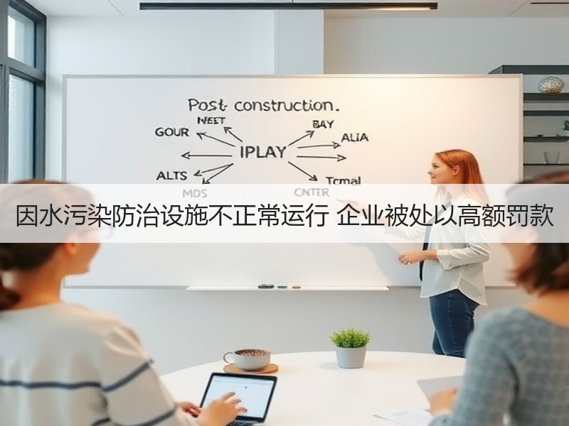 因水污染防治设施不正常运行 企业被处以高额罚款 因水污染防治设施不正常运行 企业被处以高额罚款