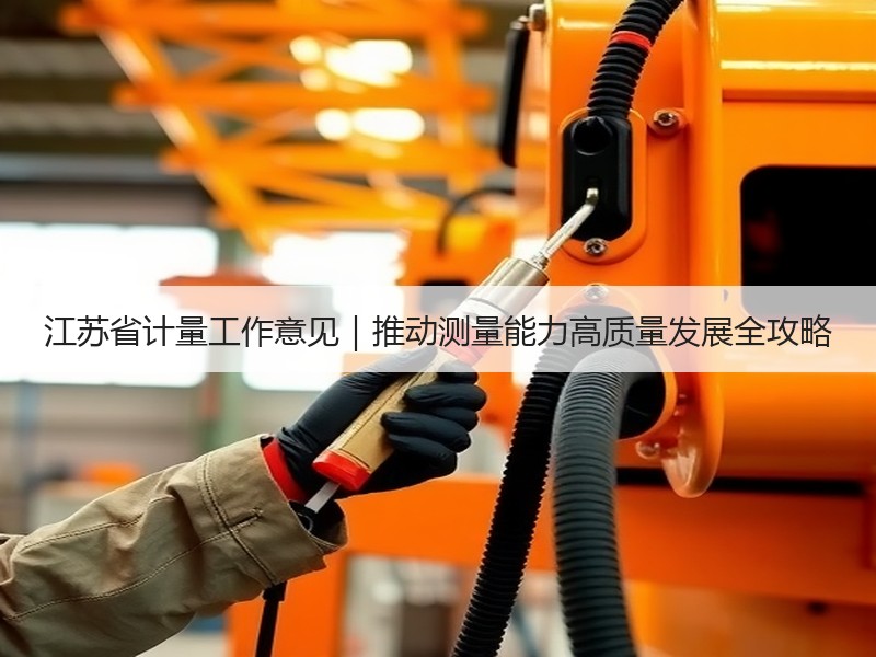 江苏省计量工作意见|推动测量能力高质量发展全攻略 江苏省计量工作意见|推动测量能力高质量发展全攻略