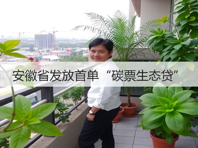 安徽省发放首单“碳票生态贷”(图1)