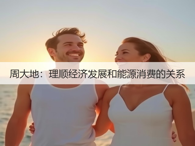 周大地:理顺经济发展和能源消费的关系(图2) 周大地:理顺经济发展和能源消费的关系(图2)