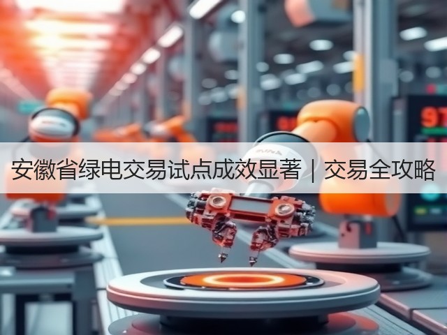 安徽省绿电交易试点成效显著｜交易全攻略(图3)