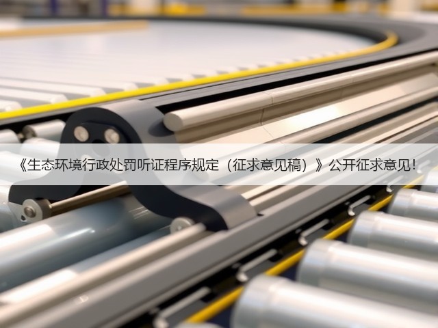 《生态环境行政处罚听证程序规定(征求意见稿)》公开征求意见!(图3) 《生态环境行政处罚听证程序规定(征求意见稿)》公开征求意见!(图3)