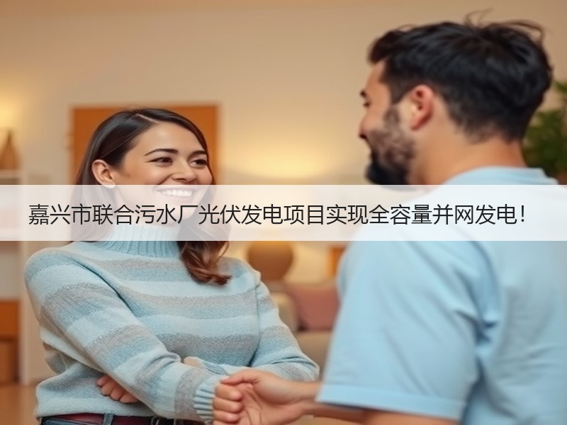 嘉兴市联合污水厂光伏发电项目实现全容量并网发电！
