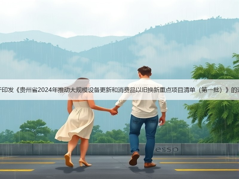 关于印发《贵州省2024年推动大规模设备更新和消费品以旧换新重点项目清单（第一批）》的通知