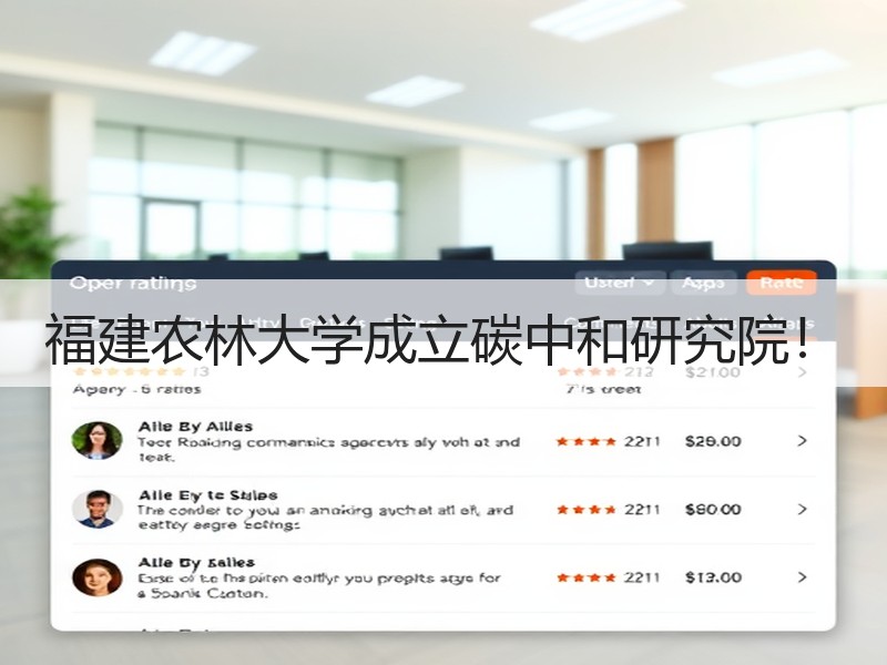 福建农林大学成立碳中和研究院！