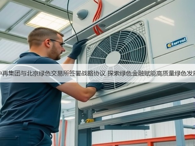 中再集团与北京绿色交易所签署战略协议 探索绿色金融赋能高质量绿色发展(图1)