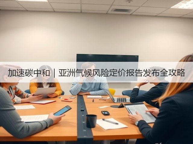 加速碳中和|亚洲气候风险定价报告发布全攻略(图2) 加速碳中和|亚洲气候风险定价报告发布全攻略(图2)