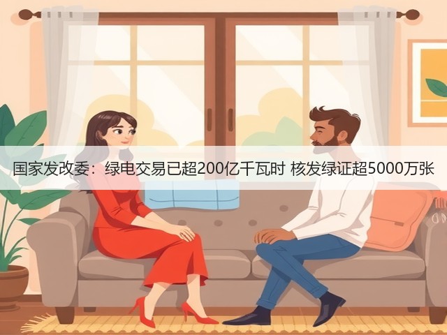 国家发改委：绿电交易已超200亿千瓦时 核发绿证超5000万张(图1)