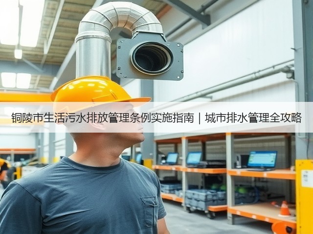 铜陵市生活污水排放管理条例实施指南|城市排水管理全攻略(图3) 铜陵市生活污水排放管理条例实施指南|城市排水管理全攻略(图3)