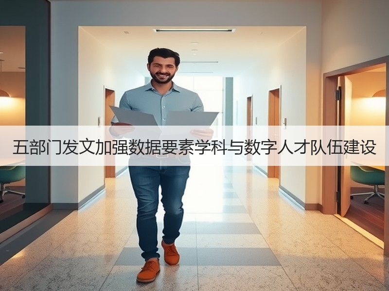五部门发文加强数据要素学科与数字人才队伍建设
