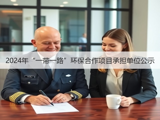 2024年“一带一路”环保合作项目承担单位公示(图3) 2024年“一带一路”环保合作项目承担单位公示(图3)