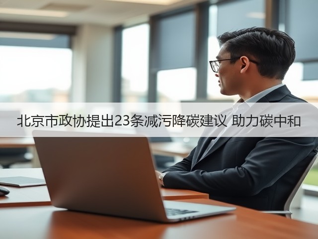 北京市政协提出23条减污降碳建议 助力碳中和(图2) 北京市政协提出23条减污降碳建议 助力碳中和(图2)