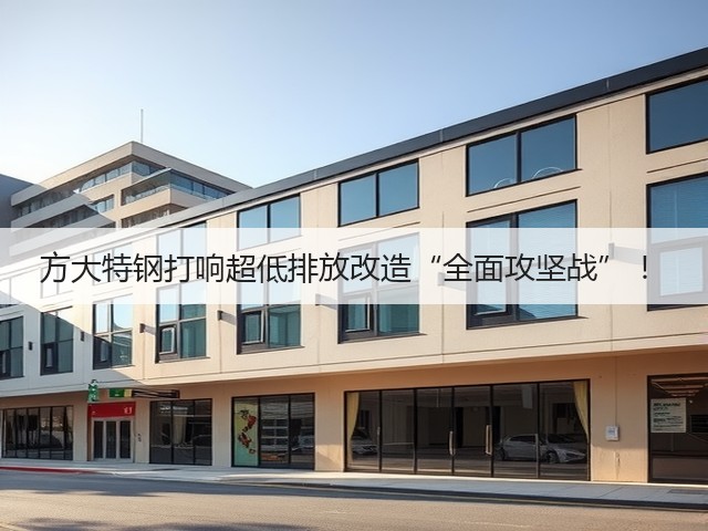 方大特钢打响超低排放改造“全面攻坚战” !(图1) 方大特钢打响超低排放改造“全面攻坚战” !(图1)