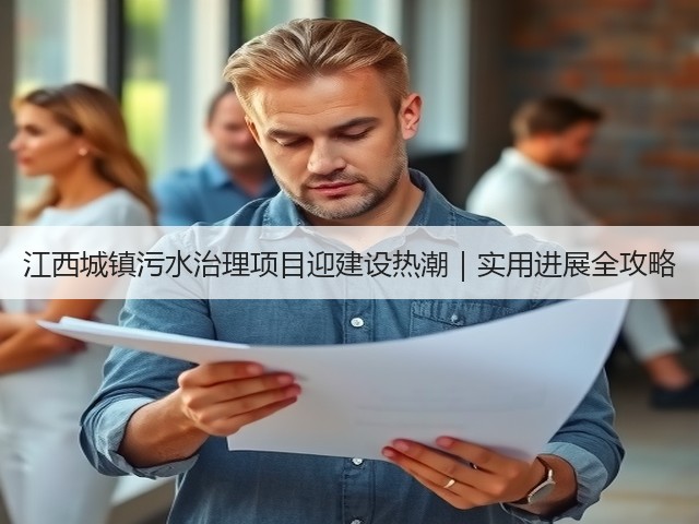 江西城镇污水治理项目迎建设热潮|实用进展全攻略(图1) 江西城镇污水治理项目迎建设热潮|实用进展全攻略(图1)