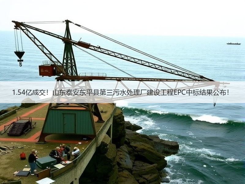 1.54亿成交！山东泰安东平县第三污水处理厂建设工程EPC中标结果公布！