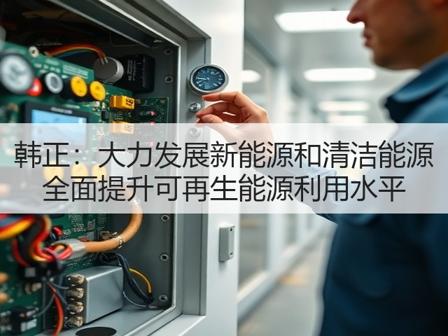 韩正:大力发展新能源和清洁能源 全面提升可再生能源利用水平(图3) 韩正:大力发展新能源和清洁能源 全面提升可再生能源利用水平(图3)