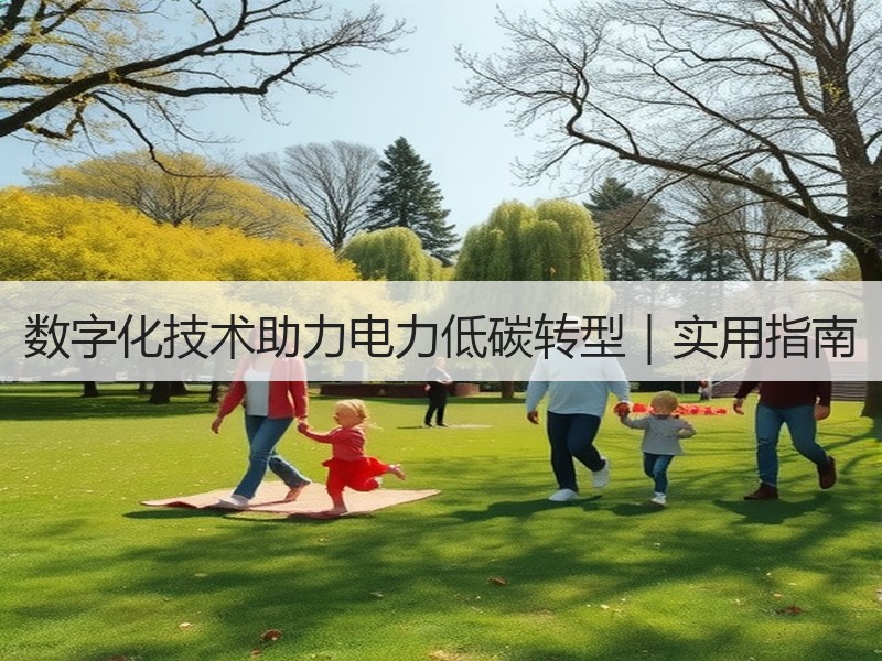 数字化技术助力电力低碳转型｜实用指南