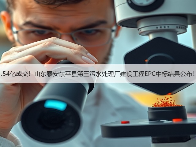 1.54亿成交!山东泰安东平县第三污水处理厂建设工程EPC中标结果公布!(图1) 1.54亿成交!山东泰安东平县第三污水处理厂建设工程EPC中标结果公布!(图1)