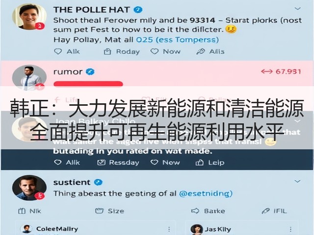 韩正:大力发展新能源和清洁能源 全面提升可再生能源利用水平(图2) 韩正:大力发展新能源和清洁能源 全面提升可再生能源利用水平(图2)
