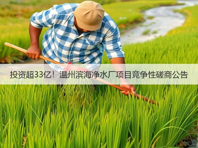 投资超33亿!温州滨海净水厂项目竞争性磋商公告(图1) 投资超33亿!温州滨海净水厂项目竞争性磋商公告(图1)