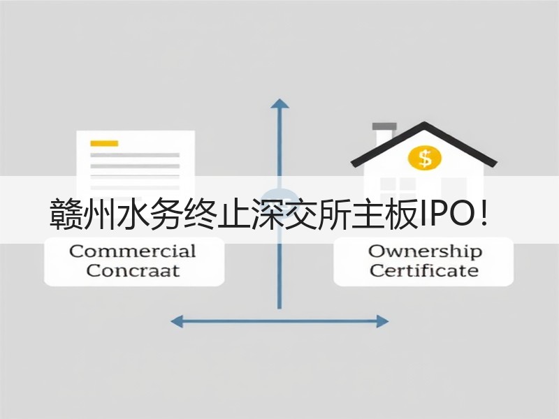 赣州水务终止深交所主板IPO！