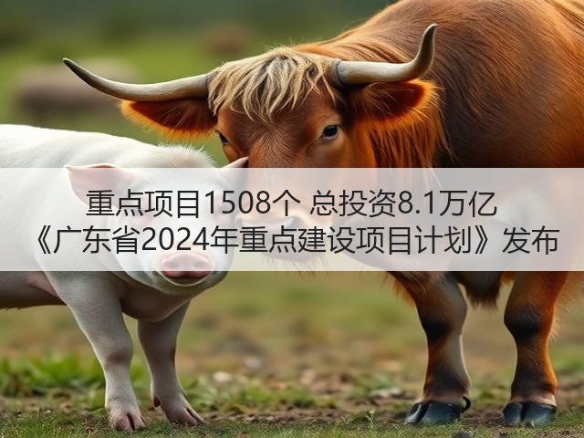 重点项目1508个 总投资8.1万亿 《广东省2024年重点建设项目计划》发布(图2) 重点项目1508个 总投资8.1万亿 《广东省2024年重点建设项目计划》发布(图2)