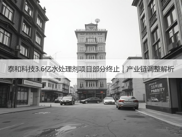 泰和科技3.6亿水处理剂项目部分终止|产业链调整解析(图3) 泰和科技3.6亿水处理剂项目部分终止|产业链调整解析(图3)
