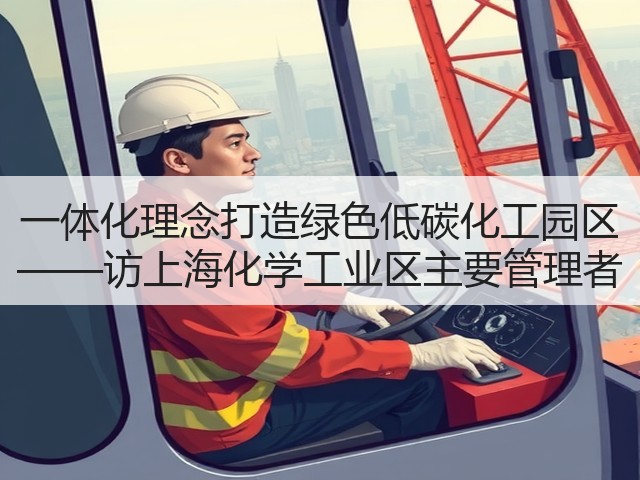 一体化理念打造绿色低碳化工园区 ——访上海化学工业区主要管理者(图3) 一体化理念打造绿色低碳化工园区 ——访上海化学工业区主要管理者(图3)