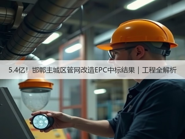 5.4亿！邯郸主城区管网改造EPC中标结果｜工程全解析(图2)