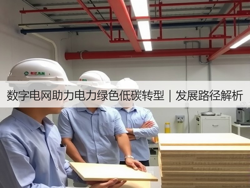 数字电网助力电力绿色低碳转型|发展路径解析 数字电网助力电力绿色低碳转型|发展路径解析