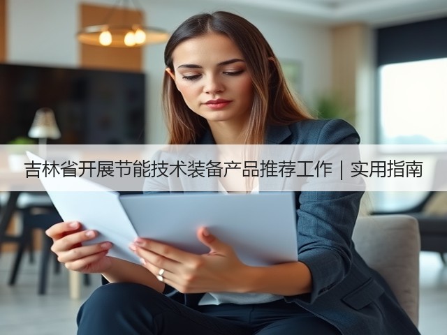 吉林省开展节能技术装备产品推荐工作|实用指南(图1) 吉林省开展节能技术装备产品推荐工作|实用指南(图1)