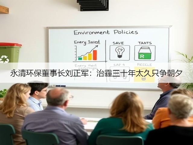 永清环保董事长刘正军:治霾三十年太久只争朝夕(图1) 永清环保董事长刘正军:治霾三十年太久只争朝夕(图1)