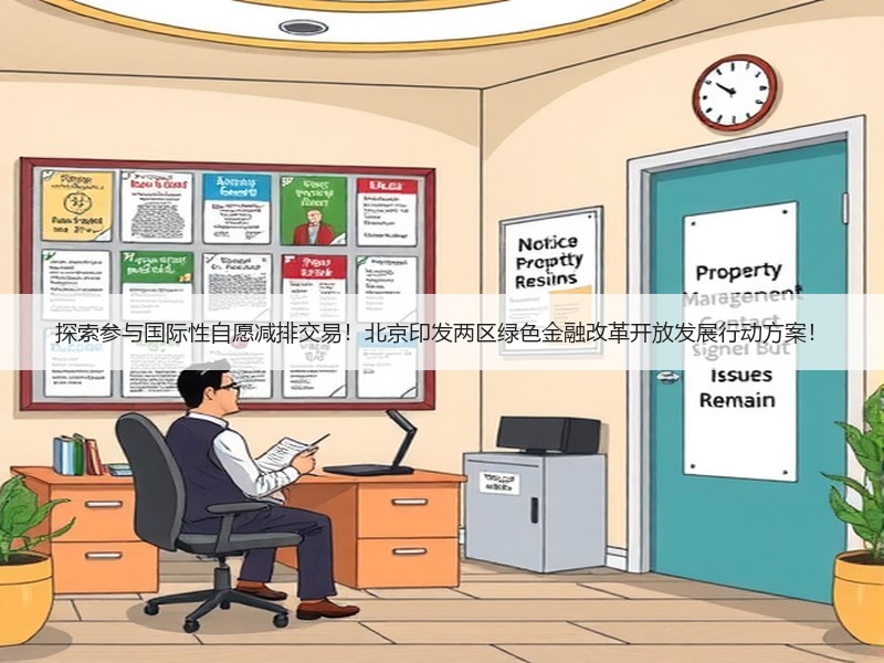 探索参与国际性自愿减排交易！北京印发两区绿色金融改革开放发展行动方案！