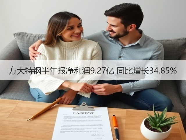 方大特钢半年报净利润9.27亿 同比增长34.85%(图3) 方大特钢半年报净利润9.27亿 同比增长34.85%(图3)