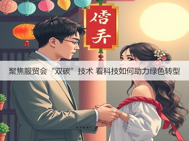 聚焦服贸会“双碳”技术 看科技如何助力绿色转型(图2) 聚焦服贸会“双碳”技术 看科技如何助力绿色转型(图2)