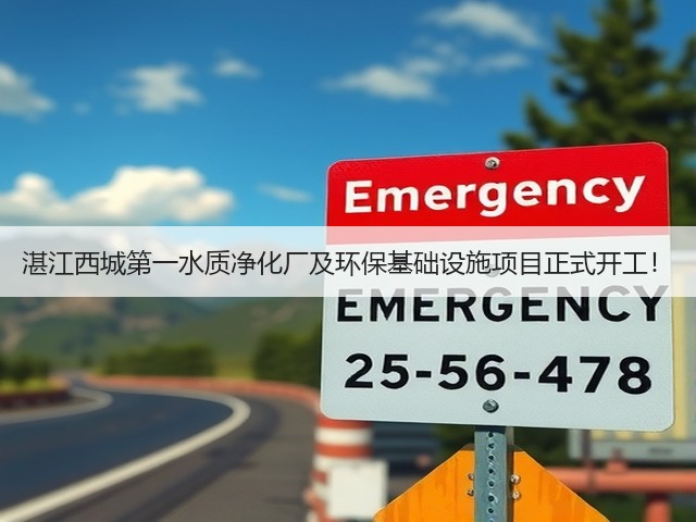 湛江西城第一水质净化厂及环保基础设施项目正式开工！(图3)