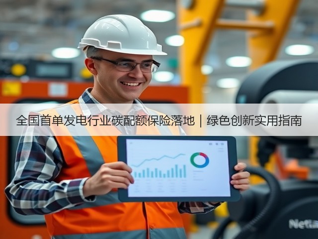 全国首单发电行业碳配额保险落地|绿色创新实用指南(图3) 全国首单发电行业碳配额保险落地|绿色创新实用指南(图3)
