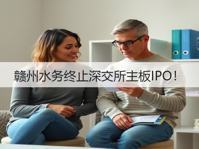 赣州水务终止深交所主板IPO!(图1) 赣州水务终止深交所主板IPO!(图1)