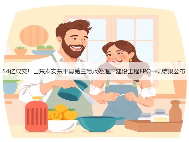 1.54亿成交!山东泰安东平县第三污水处理厂建设工程EPC中标结果公布!(图3) 1.54亿成交!山东泰安东平县第三污水处理厂建设工程EPC中标结果公布!(图3)