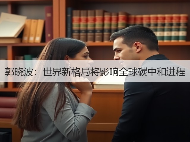 郭晓波：世界新格局将影响全球碳中和进程(图1)