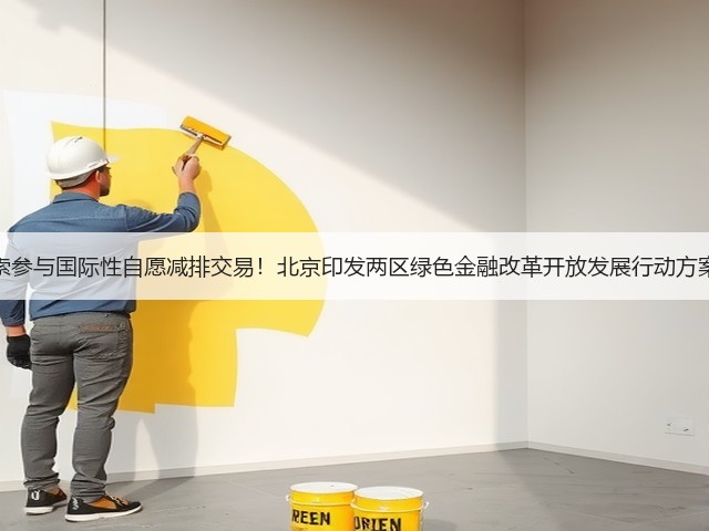 探索参与国际性自愿减排交易!北京印发两区绿色金融改革开放发展行动方案!(图1) 探索参与国际性自愿减排交易!北京印发两区绿色金融改革开放发展行动方案!(图1)