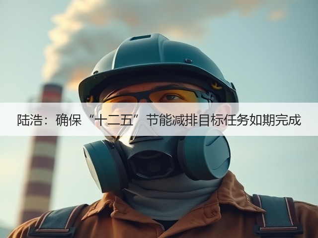 陆浩:确保“十二五”节能减排目标任务如期完成(图1) 陆浩:确保“十二五”节能减排目标任务如期完成(图1)