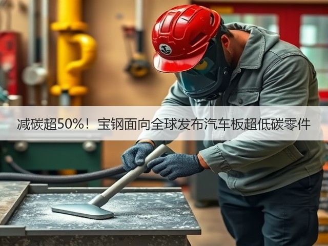减碳超50%!宝钢面向全球发布汽车板超低碳零件(图2) 减碳超50%!宝钢面向全球发布汽车板超低碳零件(图2)