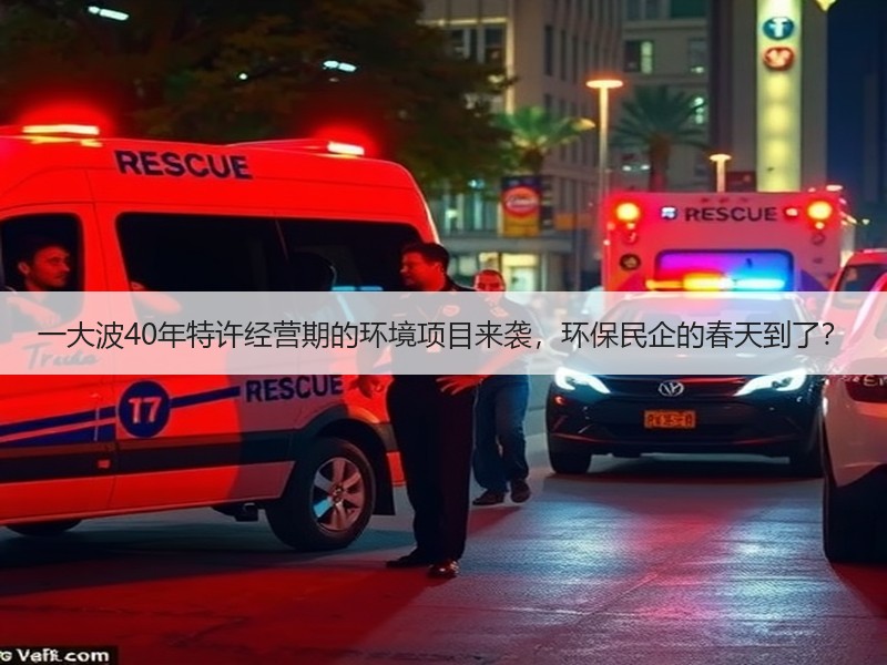 一大波40年特许经营期的环境项目来袭，环保民企的春天到了？