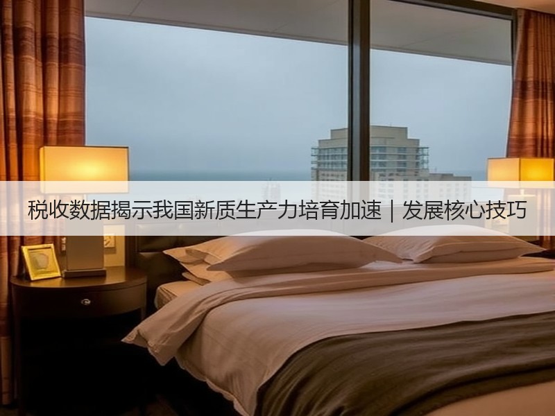 税收数据揭示我国新质生产力培育加速｜发展核心技巧