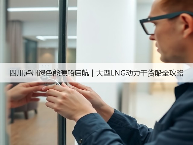 四川泸州绿色能源船启航｜大型LNG动力干货船全攻略(图1)