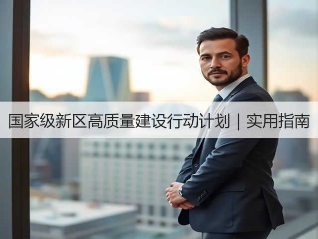 国家级新区高质量建设行动计划｜实用指南(图2)