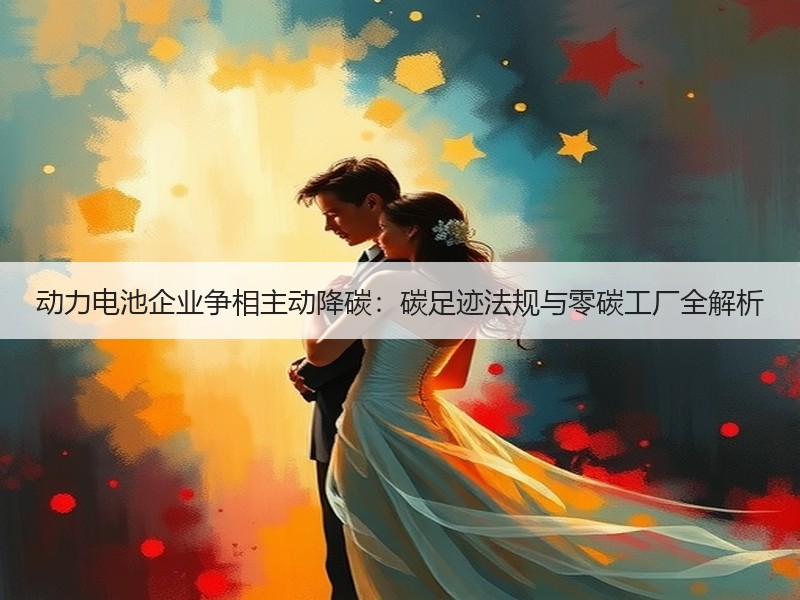 动力电池企业争相主动降碳:碳足迹法规与零碳工厂全解析 动力电池企业争相主动降碳:碳足迹法规与零碳工厂全解析