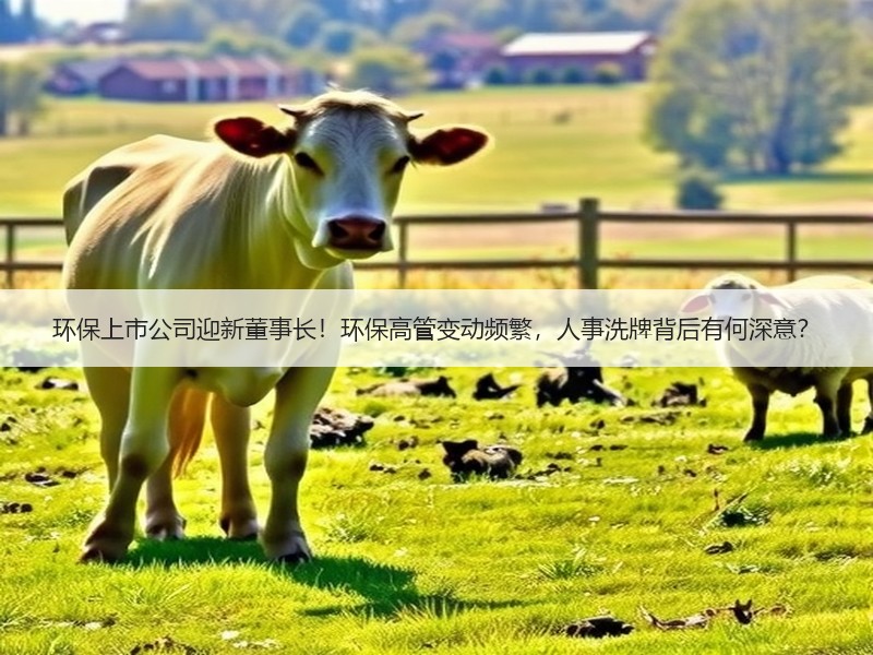 环保上市公司迎新董事长！环保高管变动频繁，人事洗牌背后有何深意？